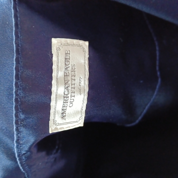 American Eagle Satin Beaded/Sequin Tote Bag NEW - Picture 6 of 7